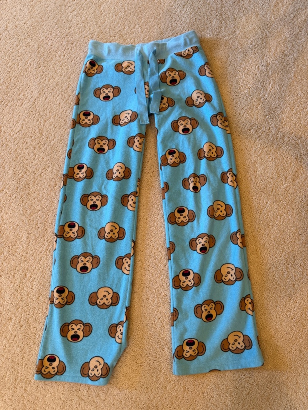 Aero Blue Monkey Cozy Lounge Pants